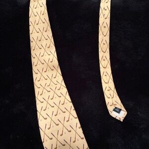 Polo by Ralph Lauren Silk Necktie Golf Club Pattern